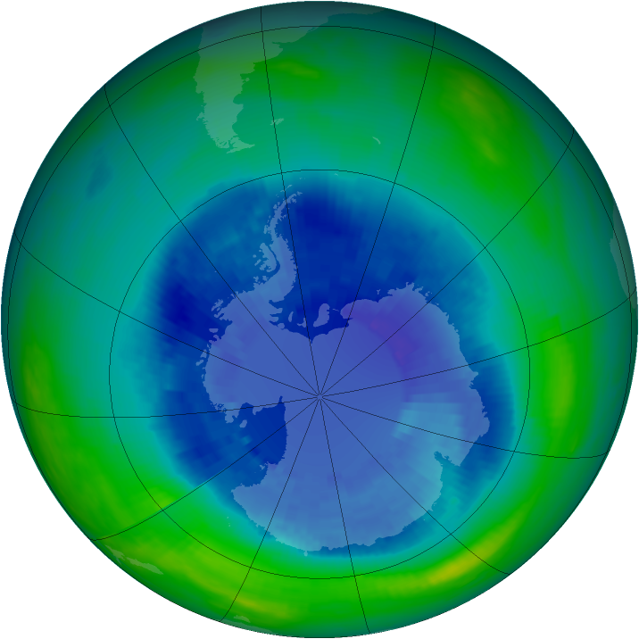 Ozone Map 1987-09-09